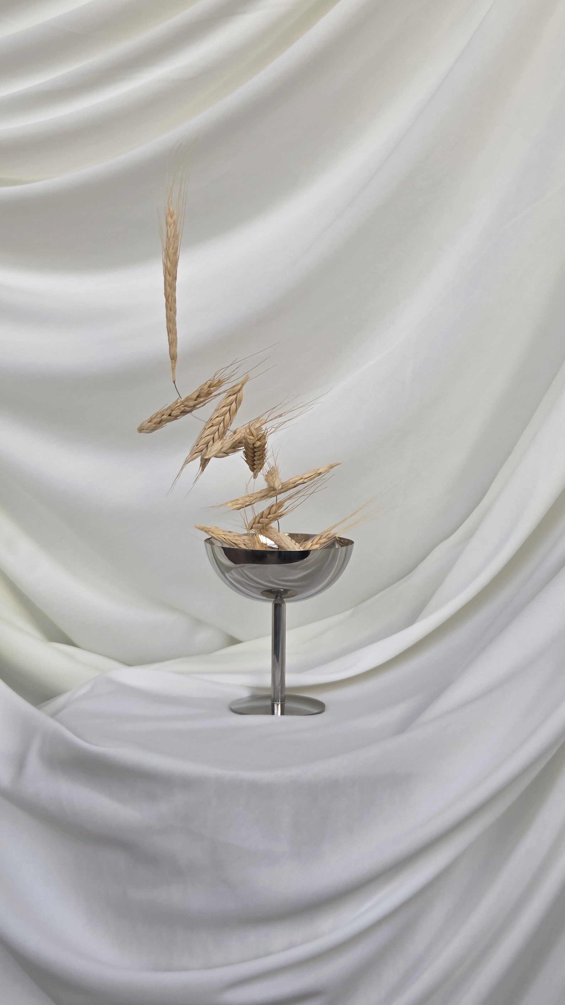 Floral art installation