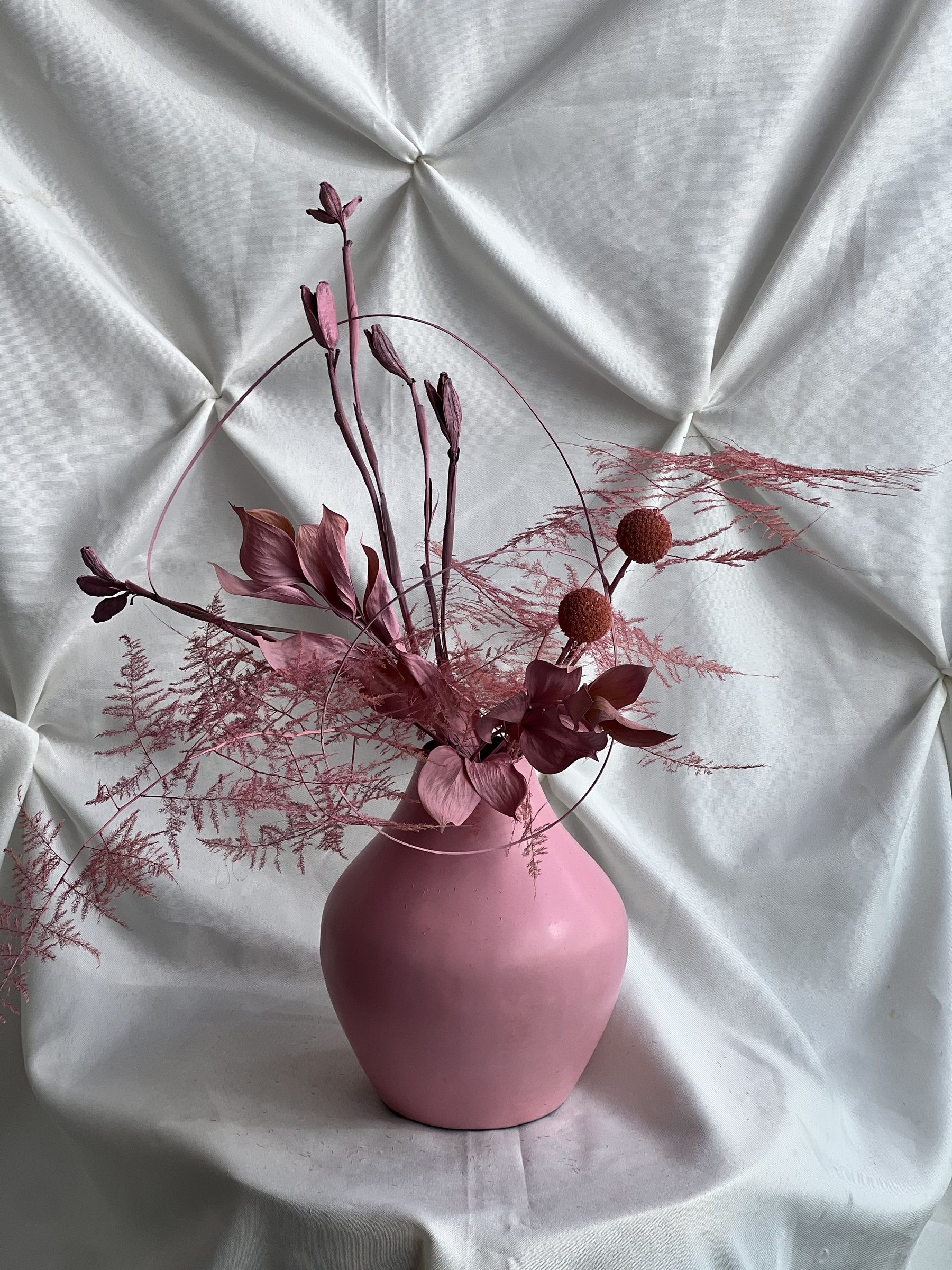 Floral art installation