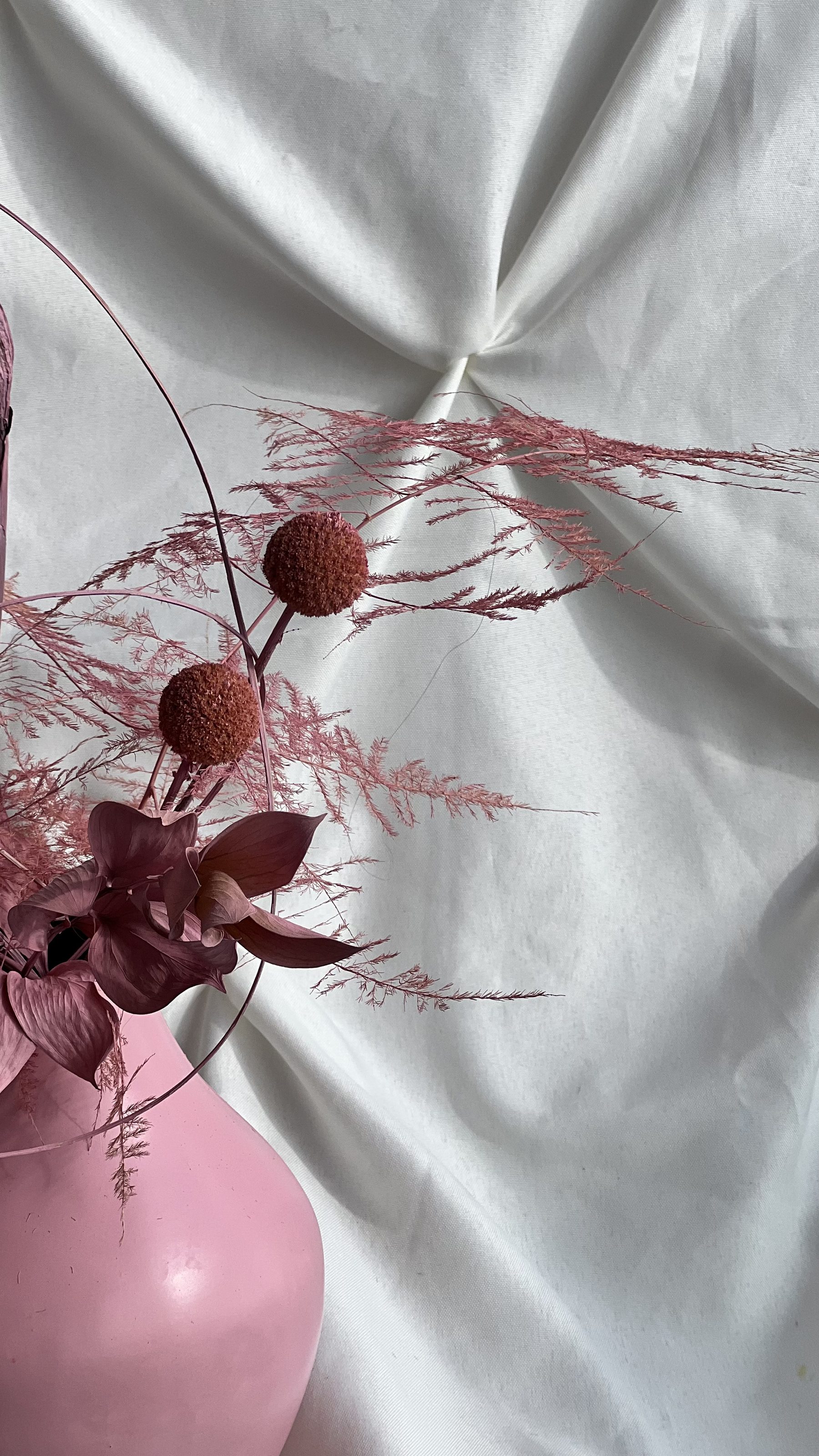 Floral art installation