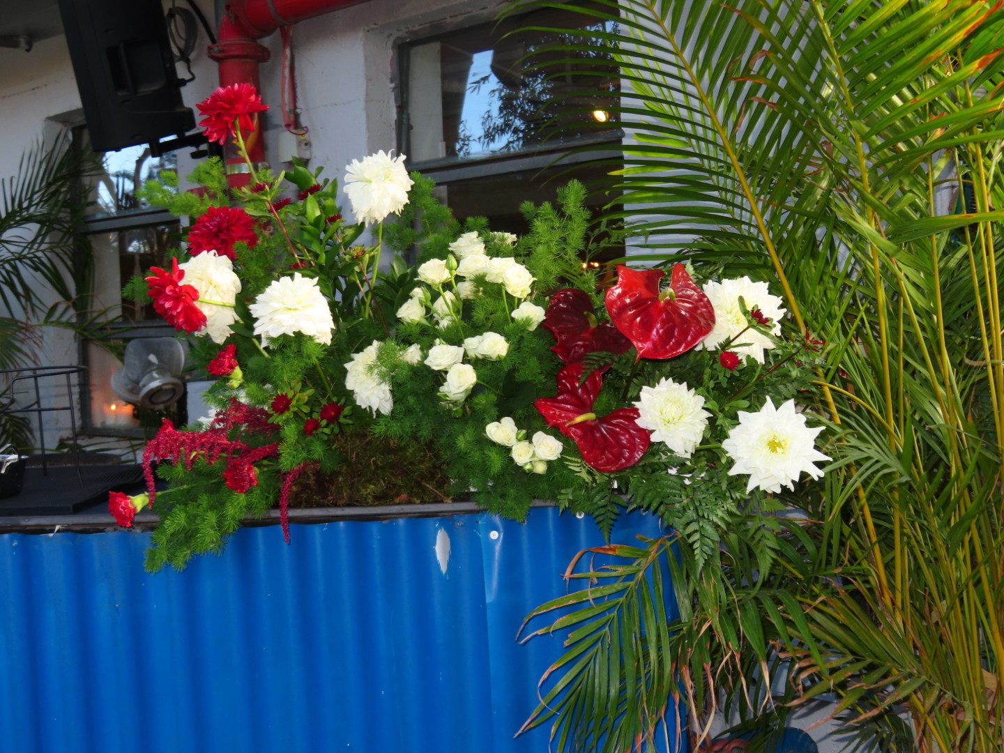 Bar floral arrangement