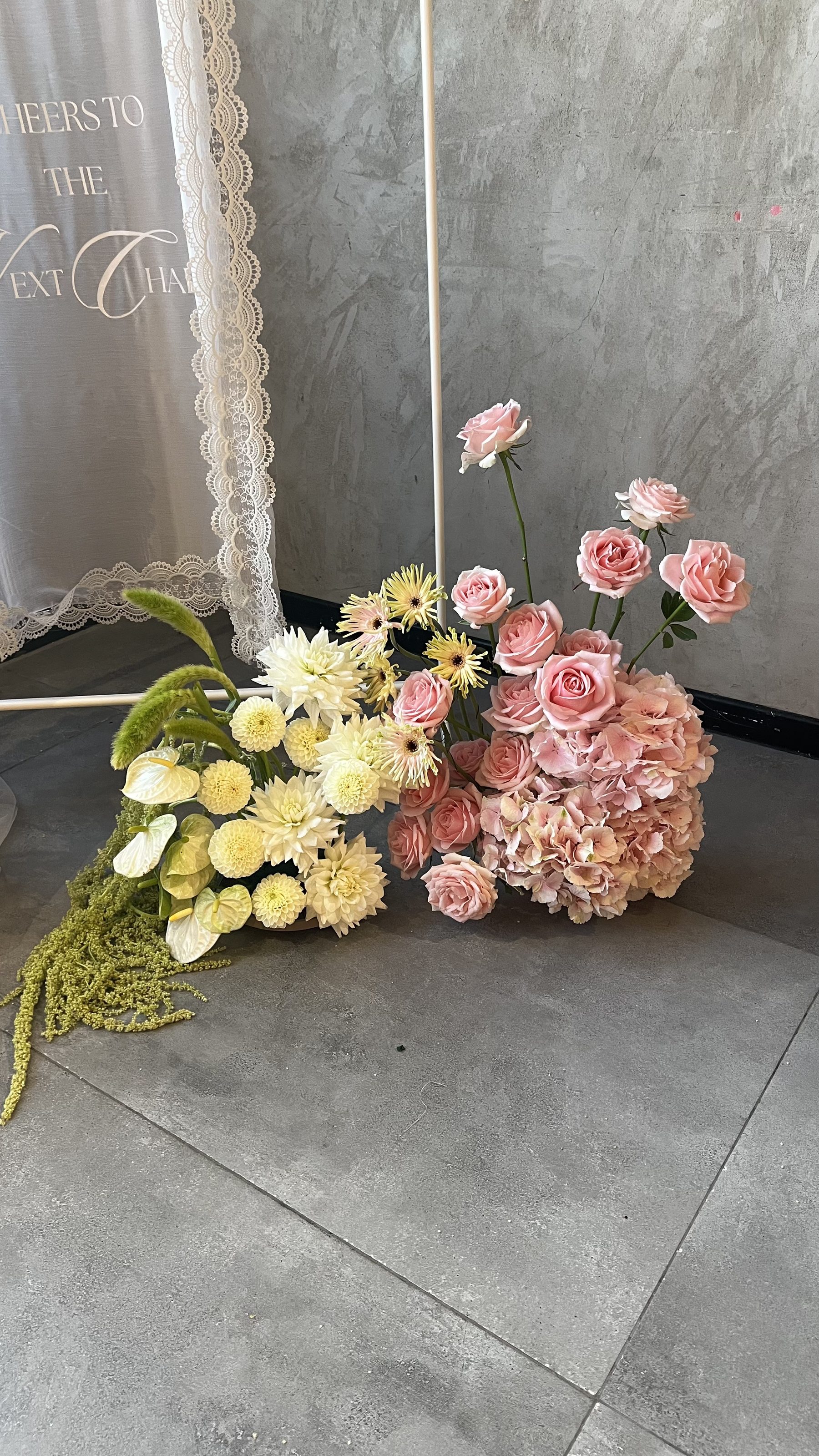 Bar floral arrangement