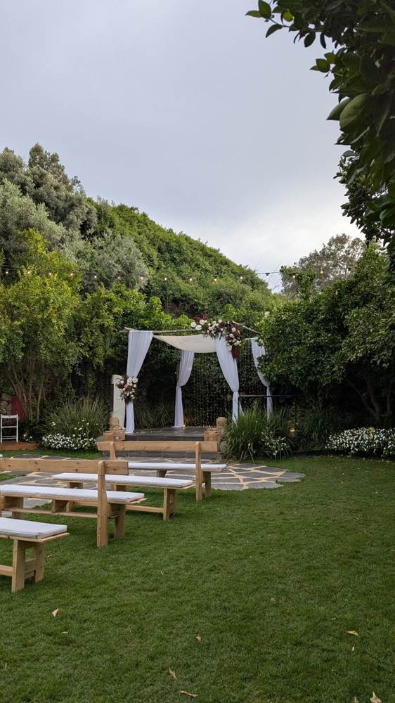 Chuppah ceremony arch